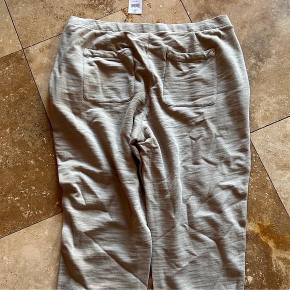 J. Jill Garment Dyed Light Mocha Slim Leg lounge Pants size large - Picture 6 of 8